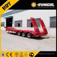 Mais Popular 60 Ton 3 Axle Low Bed Semi Trailer